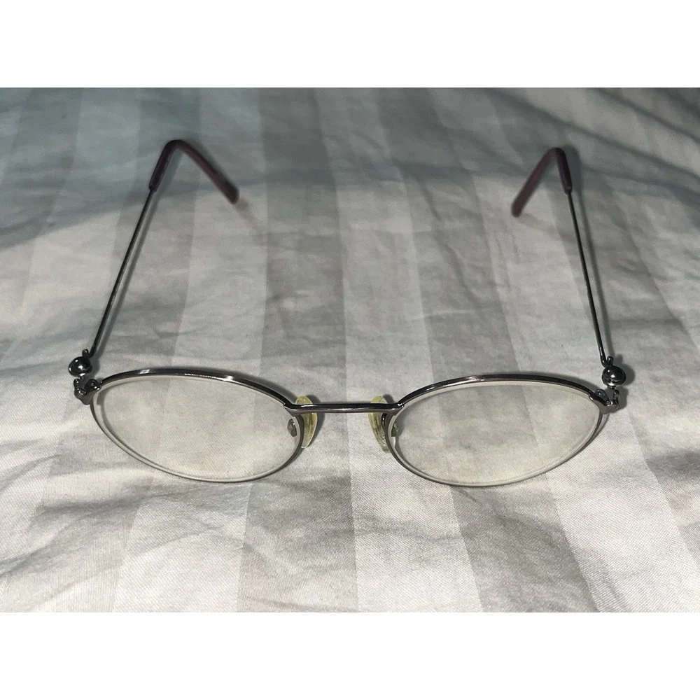 TURA 752 Rose Purple/pink  WIRE RIM EYEGLASS/SUNGLASS FRAME 50[]19/140 JAPAN